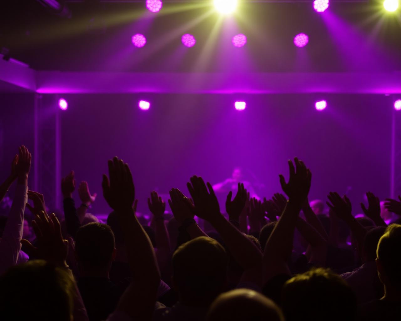 Onze community tijdens een samenkomst van Feet of Light